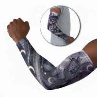 Bastet Egyptian Arm Sleeves Cat Goddess Cosmic Protector Moon Magic Night Sky