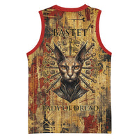 Bastet Egyptian Basketball Jersey Eye of Ra Cat Goddess Lady of Dread Ancient Power
