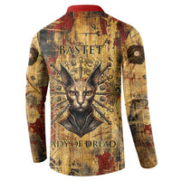 Bastet Egyptian Button Sweatshirt Eye of Ra Cat Goddess Lady of Dread Ancient Power