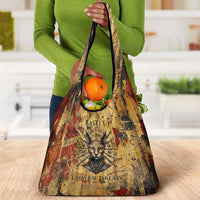 Bastet Egyptian Grocery Bag Eye of Ra Cat Goddess Lady of Dread Ancient Power