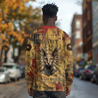 Bastet Egyptian Long Sleeve Shirt Eye of Ra Cat Goddess Lady of Dread Ancient Power