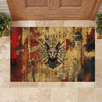 Bastet Egyptian Rubber Doormat Eye of Ra Cat Goddess Lady of Dread Ancient Power