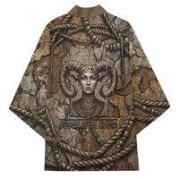 Bat Kimono Goddess of the Cosmos Ancient Egyptian Cow Horns Stone