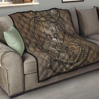 Bat Quilt Goddess of the Cosmos Ancient Egyptian Cow Horns Stone