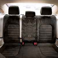 Viking Raven Wolf Vegvisir Back Car Seat Cover Nordic Runic Engraving Style
