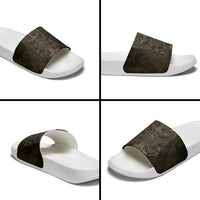 Viking Raven Wolf Vegvisir Slide Sandals Nordic Runic Engraving Style