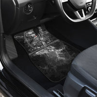 Viking Warrior Raven Axe Vegvisir Car Mats Odin Warrior Nordic Runic Engraved Illustration Style