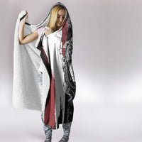 Viking Berserker Bear Valknut Vegvisir Hooded Blanket Nordic Runic Warrior Engraving Style