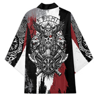 Viking Berserker Bear Valknut Vegvisir Kimono Nordic Runic Warrior Engraving Style