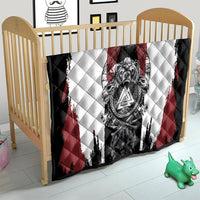 Viking Berserker Bear Valknut Vegvisir Quilt Nordic Runic Warrior Engraving Style