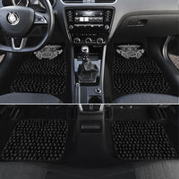 Viking Vegvisir Serpent Rune Cross Car Mats Nordic Knotwork Runic Engraving Style