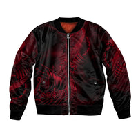 Viking Dragon Longship Helm of Awe Bomber Jacket Nordic Mythology Tribal Engraving Style