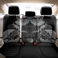 Viking Odin Ravens Wolves Vegvisir Back Car Seat Cover Nordic Knotwork Mythology Engraving Style