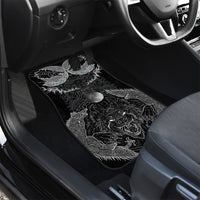 Viking Odin Ravens Wolves Vegvisir Car Mats Nordic Knotwork Mythology Engraving Style