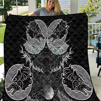 Viking Odin Ravens Wolves Vegvisir Quilt Nordic Knotwork Mythology Engraving Style