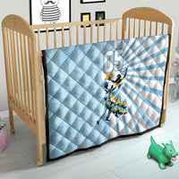 Personalized Uruguay Soccer Quilt Cultural Dance Drums Sun Emblem Dynamic Flag