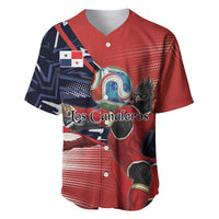 Personalized Panama Football Baseball Jersey Los Canaleros Harpy Eagle Mascot - National Flag Colors