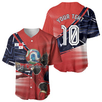 Personalized Panama Football Baseball Jersey Los Canaleros Harpy Eagle Mascot - National Flag Colors
