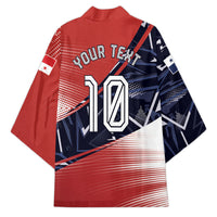 Personalized Panama Football Kimono Los Canaleros Harpy Eagle Mascot - National Flag Colors