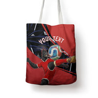 Personalized Panama Football Tote Bag Los Canaleros Harpy Eagle Mascot - National Flag Colors