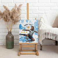 Personalized La Seleccion Argentina Soccer Canvas Wall Art Football Sun Of May Athletic Horse Mascot - Distressed Grunge Art
