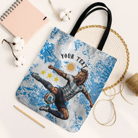 Personalized La Seleccion Argentina Soccer Tote Bag Football Sun Of May Athletic Horse Mascot - Distressed Grunge Art