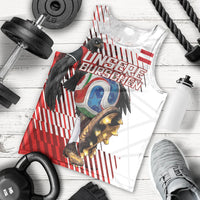 Personalized Austria Football Men Tank Top Unsere Burschen Striped Graphic With Action Player