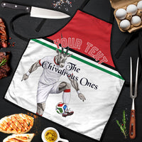 Personalized Jordan Football Apron The Chivalrous Ones Soccer Player - Jordanian Flag Heritage