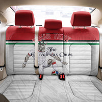 Personalized Jordan Football Back Car Seat Cover The Chivalrous Ones Soccer Player - Jordanian Flag Heritage