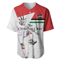 Personalized Jordan Football Baseball Jersey The Chivalrous Ones Soccer Player - Jordanian Flag Heritage