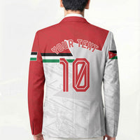 Personalized Jordan Football Blazer The Chivalrous Ones Soccer Player - Jordanian Flag Heritage