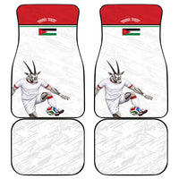 Personalized Jordan Football Car Mats The Chivalrous Ones Soccer Player - Jordanian Flag Heritage