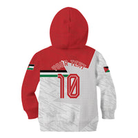 Personalized Jordan Football Kid Hoodie The Chivalrous Ones Soccer Player - Jordanian Flag Heritage
