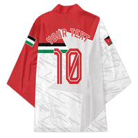 Personalized Jordan Football Kimono The Chivalrous Ones Soccer Player - Jordanian Flag Heritage
