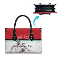Personalized Jordan Football Leather Bag The Chivalrous Ones Soccer Player - Jordanian Flag Heritage