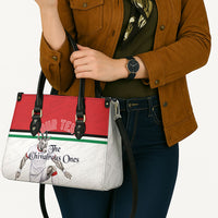 Personalized Jordan Football Leather Bag The Chivalrous Ones Soccer Player - Jordanian Flag Heritage