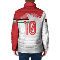 Personalized Jordan Football Padded Jacket The Chivalrous Ones Soccer Player - Jordanian Flag Heritage