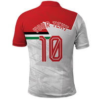 Personalized Jordan Football Polo Shirt The Chivalrous Ones Soccer Player - Jordanian Flag Heritage