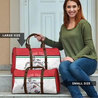 Personalized Jordan Football Travel Bag The Chivalrous Ones Soccer Player - Jordanian Flag Heritage
