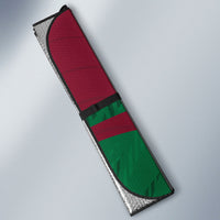 Personalized Portugal Football Selecao Das Quinas Auto Sun Shade Iconic Soccer Player Illustration With Portugal Flag