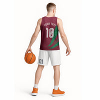 Personalized Portugal Football Selecao Das Quinas Basketball Jersey Iconic Soccer Player Illustration With Portugal Flag