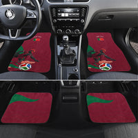 Personalized Portugal Football Selecao Das Quinas Car Mats Iconic Soccer Player Illustration With Portugal Flag