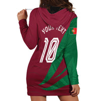 Personalized Portugal Football Selecao Das Quinas Hoodie Dress Iconic Soccer Player Illustration With Portugal Flag