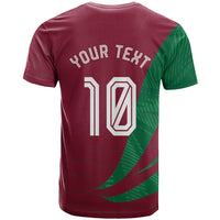 Personalized Portugal Football Selecao Das Quinas T Shirt Iconic Soccer Player Illustration With Portugal Flag