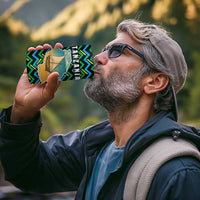 Tanzania Coastal Life 4 in 1 Can Cooler Tumbler with Swahili Dhow Boat and Tribal Pattern - Wonder Print Shop