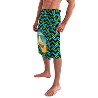 Tanzania Coastal Life Lavalava with Swahili Dhow Boat and Tribal Pattern - Wonder Print Shop