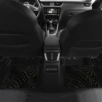 Equatorial Guinea Heritage Car Mats with National Emblem and Tribal Zebra Print
