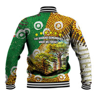 Equatorial Guinea Baobab Tree Baseball Jacket with Tribal Patterns and Heritage Quote