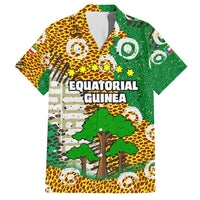 Equatorial Guinea Baobab Tree Hawaiian Shirt with Tribal Patterns and Heritage Quote
