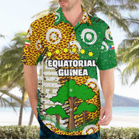 Equatorial Guinea Baobab Tree Hawaiian Shirt with Tribal Patterns and Heritage Quote